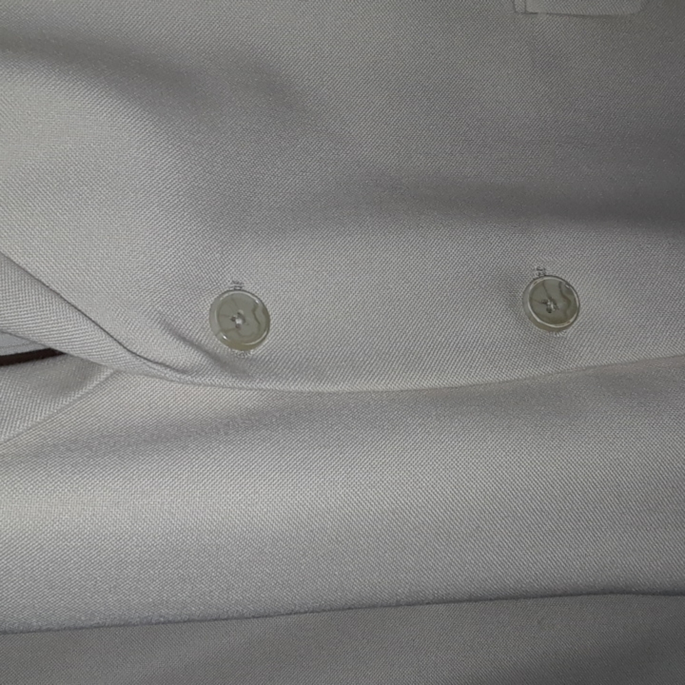 UnWorn, Unaltered Stafford 44 Short Polyester Linen Mens Suit Slacks 32/32 - Picture 5 of 16